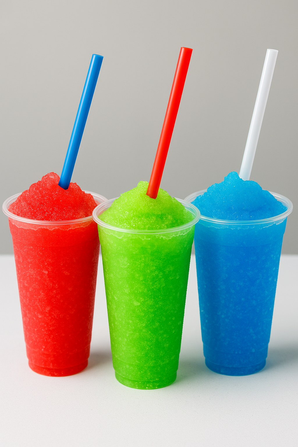 Colorful frozen slush drinks beverages Australia